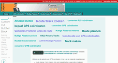 Desktop Screenshot of gpscoordinaten.nl