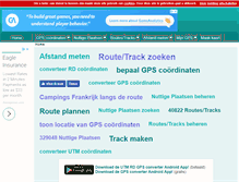 Tablet Screenshot of gpscoordinaten.nl